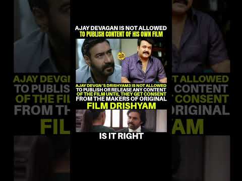 Ajaydevgan Remake Film Drishyam Made An Decision To Revoke Rights To Publish Content