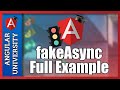 💥 Testing Asynchronous Code with fakeAsync - Full Example