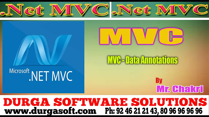 .Net MVC Tutorial  ||  MVC -Data Annotations by Chakri