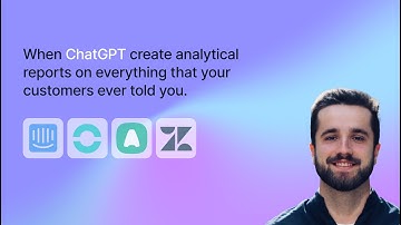 When ChatGPT create analytical reports on  everything that your customers ever told you