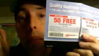 Staples: FREE 50 Business Cards
