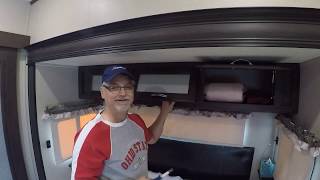 Quick RV Vertical Cabinet Gas Strut Install - No Drilling or Measuring