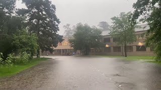 Video: High flood waters in St. Martha Catholic School