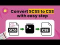 How to compile SCSS to CSS