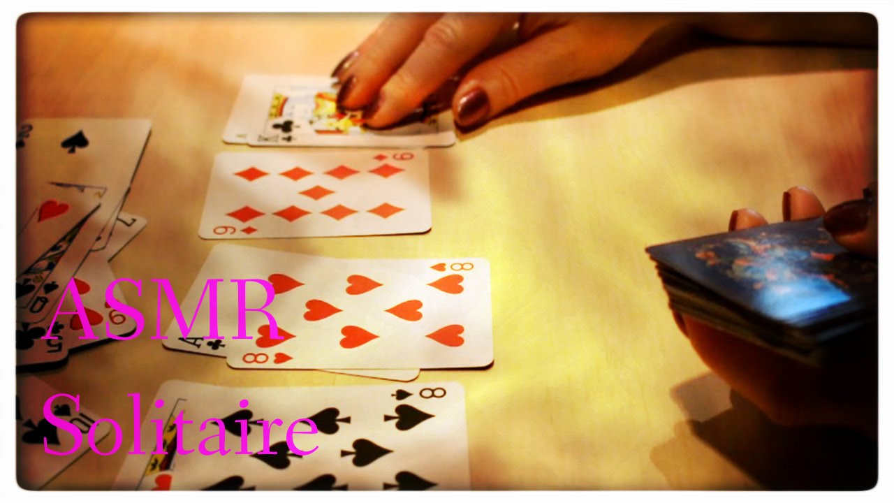 ASMR - Solitaire - Cardsounds - Relaxing - Tingles - (No talking)