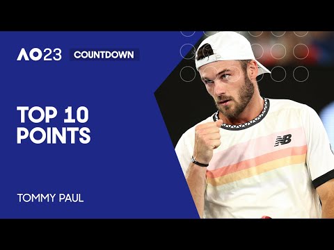 Tommy paul | top 10 points | australian open 2023