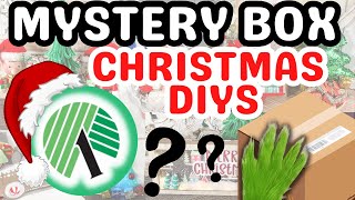 🎄WOW! Watch these CRAZY DOLLAR TREE items turn into CHRISTMAS DIYS & GIFTS (Mystery Box Challenge)