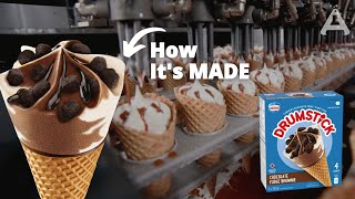 Food Factory USA [How Its Made] Drumstick Ice Cream Factory | Smart Factory for Ice Cream