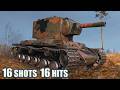KV 2 R Every Shot on Target World of Tanks