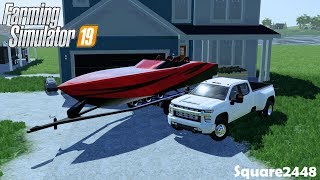 Buying Speed Boat | New Driveway | Lake House | Homeowner | Farming Simulator 19