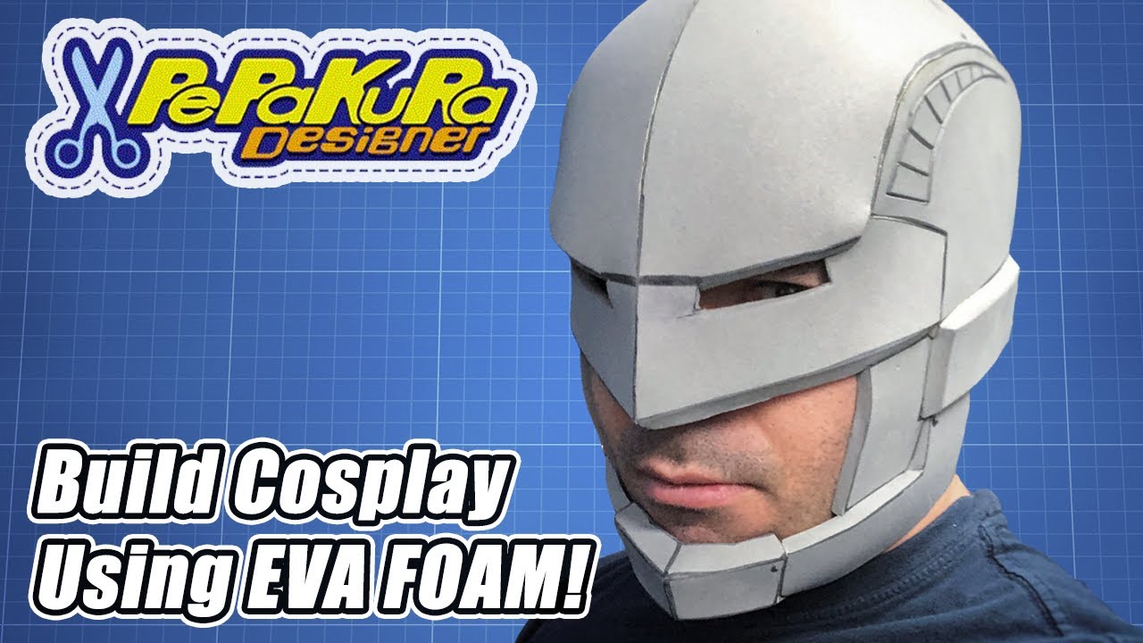 Build Cosplay Using Eva Foam and Pepakura Designer (Helmets, Armor, Props  and More!) - FREE TEMPLATE 