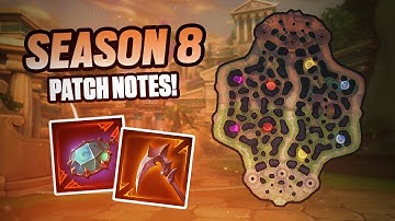 Patch Notes: Season 8! STARTER ITEMS