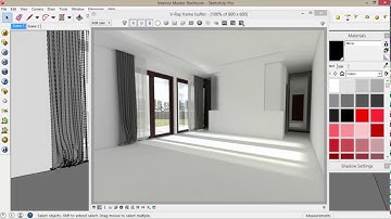 Tutorial Sketchup - Clear Glass, Frosted Glass & Mirror