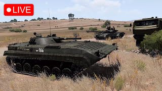 Ukrainian Forces Use Anti-Tank Missiles to Destroy Russian Tanks - Arma 3