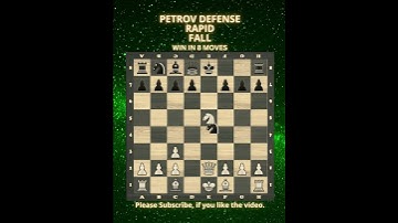 Petrov Defense | Rapid Fall | Chess Openings | Chess Tricks