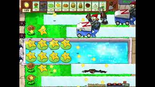 Plants Vs. Zombies: Bobsled Bonanza Mini Game Starfruit Is The Only Attacking Plant