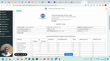 HOW TO VIEW AND DOWNLOAD STUDENT REPORT CARD