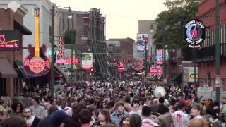 Memphis Zombie walk on Beale St 2011 (guitar dude)