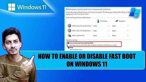 How to Enable or Disable Fast Boot on Windows 11 || Fast Boot Disable in Windows 11