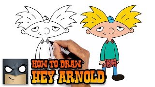 how to draw hey arnold art tutorial