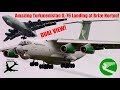 Screaming D-30s | Insane Low Turkmenistan Il-76 Landing at Brize Norton | Dual View | 21/08/17