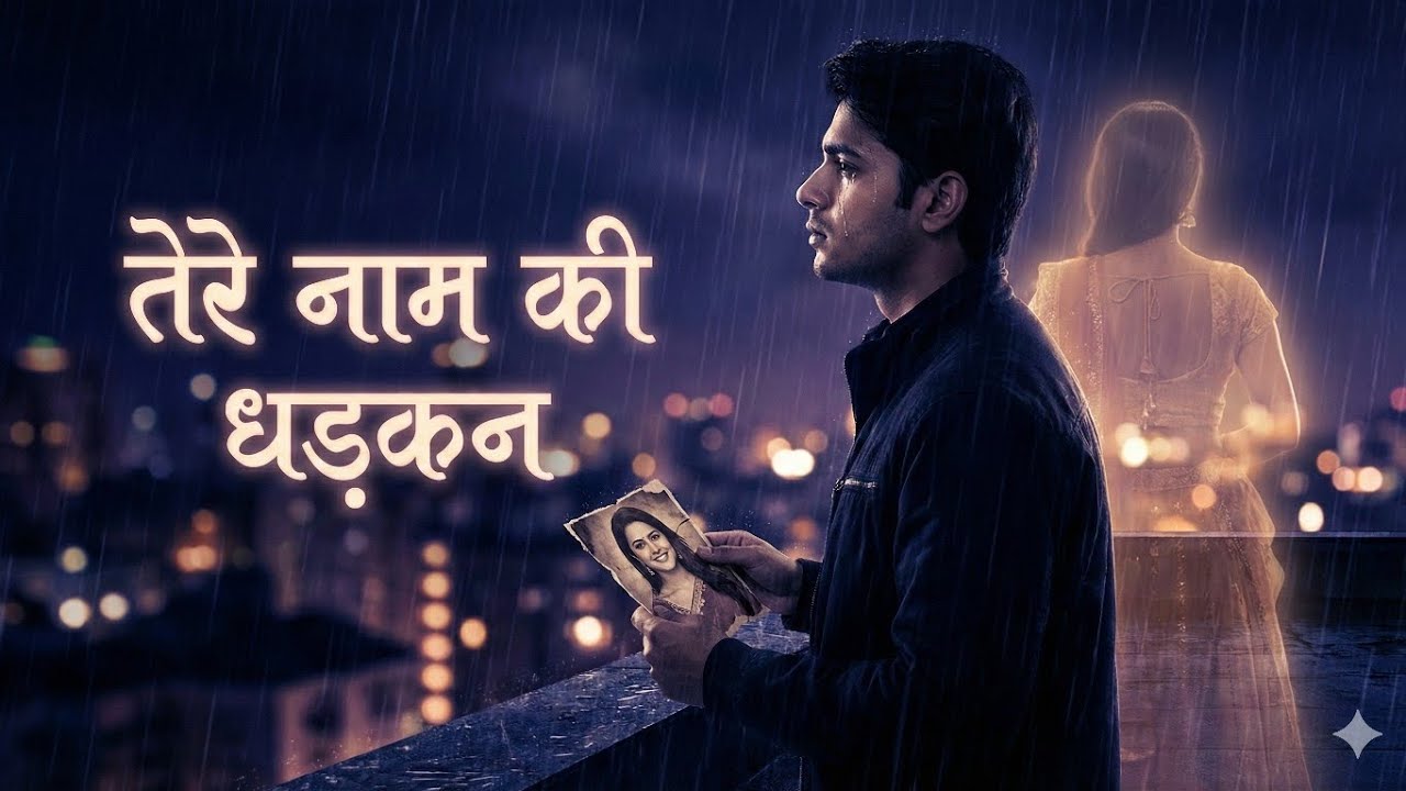 तेरे नाम की धड़कन ❤️ | Romantic Hindi Song | Heart Touching Love Song. 