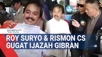 Roy Suryo & Rismon CS ke Kemendikdasmen Gugat Ijazah Gibran