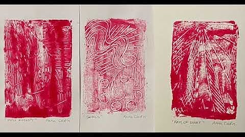 Monoprinting with Tinfoil