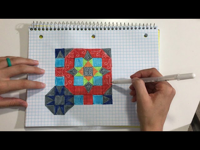 How to Quilt En Provence with Continuous Curves - YouTube
