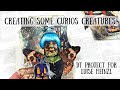 Jumbo ATC cards with Mix &amp; Match curios creatures | DT project for Luise Heinzl