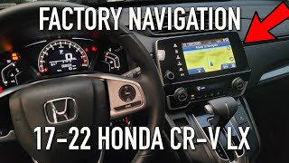 OEM Navigation Stereo Upgrade for 17-22 LX Model Honda CR-V