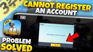 cannot register an account in your region in pubg mobile kr | ios Android | detail | live proof |