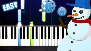 Let It Snow! - EASY Piano Tutorial by PlutaX Resimi