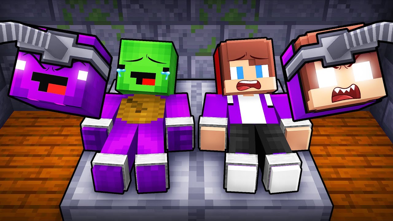 JJ and Mikey SHAPESHIFT to DARK - Minecraft Animation / Maizen