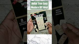 🔥 GRAB These Dollar Tree Dominoes For This Modern DIY #dollartreediy #shesocraftdee #shorts