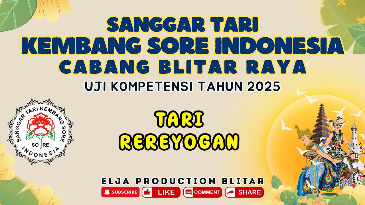 TARI REREYOGAN - SANGGAR TARI KEMBANG SORE INDONESIA