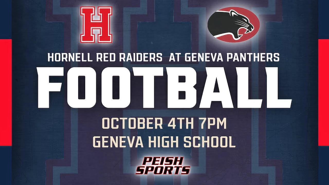 (12)Hornell Red Raiders at (21)Geneva Panthers Varsity Football YouTube