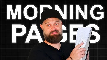 I wrote morning pages everyday for 3 years..