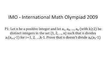 Elementary solution of IMO 2009 P1, no advanced knowledge needed