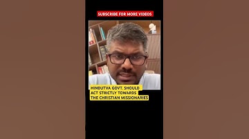 J Sai Deepak on Christian Missionaries Converting Hindus & action against them by the state #shorts