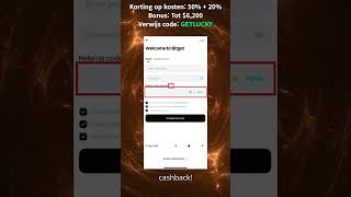 Bitget Step-voor-Step Aanmelden: Claim je Cashback!