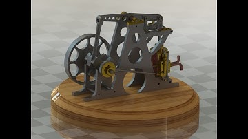 Beam Engine Animation in Solidworks