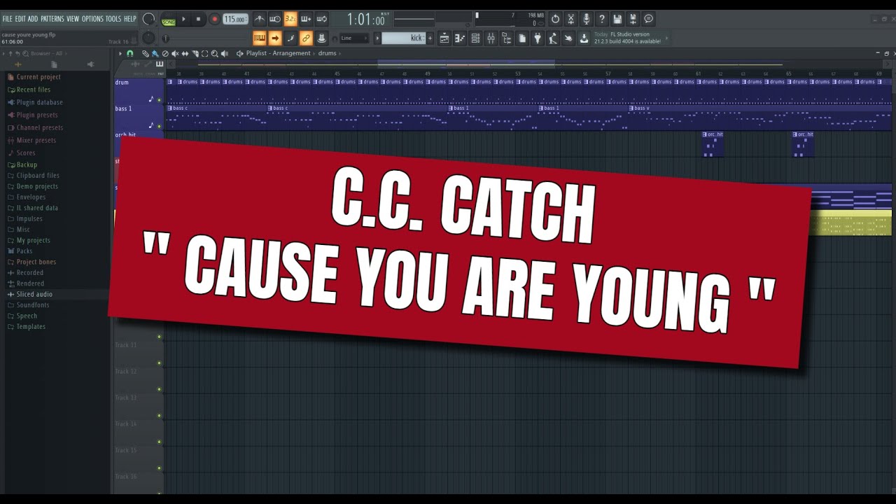 C.C. Catch - Cause You Are Young - Cover - FL Studio