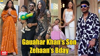 Gauahar Khan-Zaid Darbar's Son Zehaan's B'day Bash | Mahi Vij, Pankhuri Awasthy, Awez Darbar