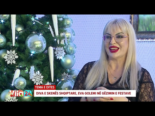 Diva e skenës shqiptare, Eva Golemi në gëzimin e festave