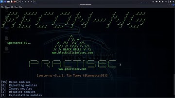 Footprinting - Recon-ng | kali linux | shadowctrl tamil