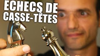 Ces pièces d'échecs sont des Casse-Têtes très originaux !