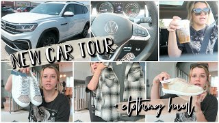 NEW CAR TOUR | VW ATLAS  + Clothing HAUL!