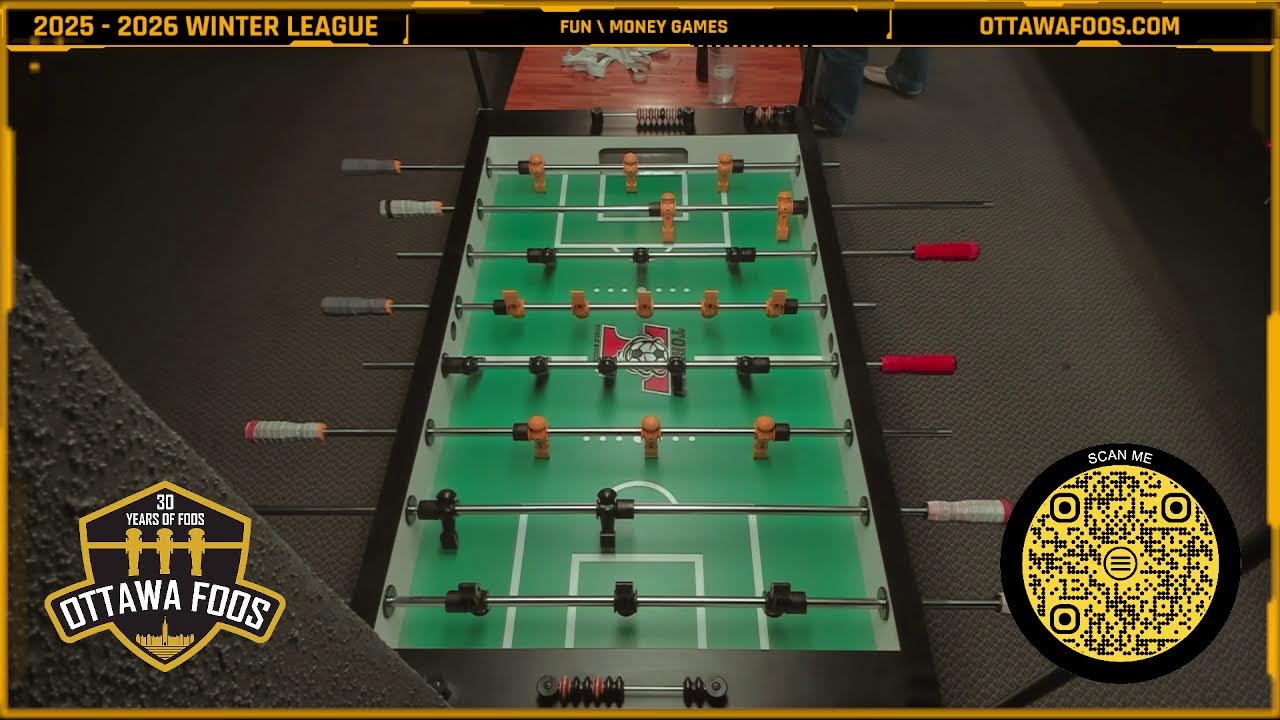 OTTAWA FOOSBALL - WINTER LEAGE WEEK #: 13