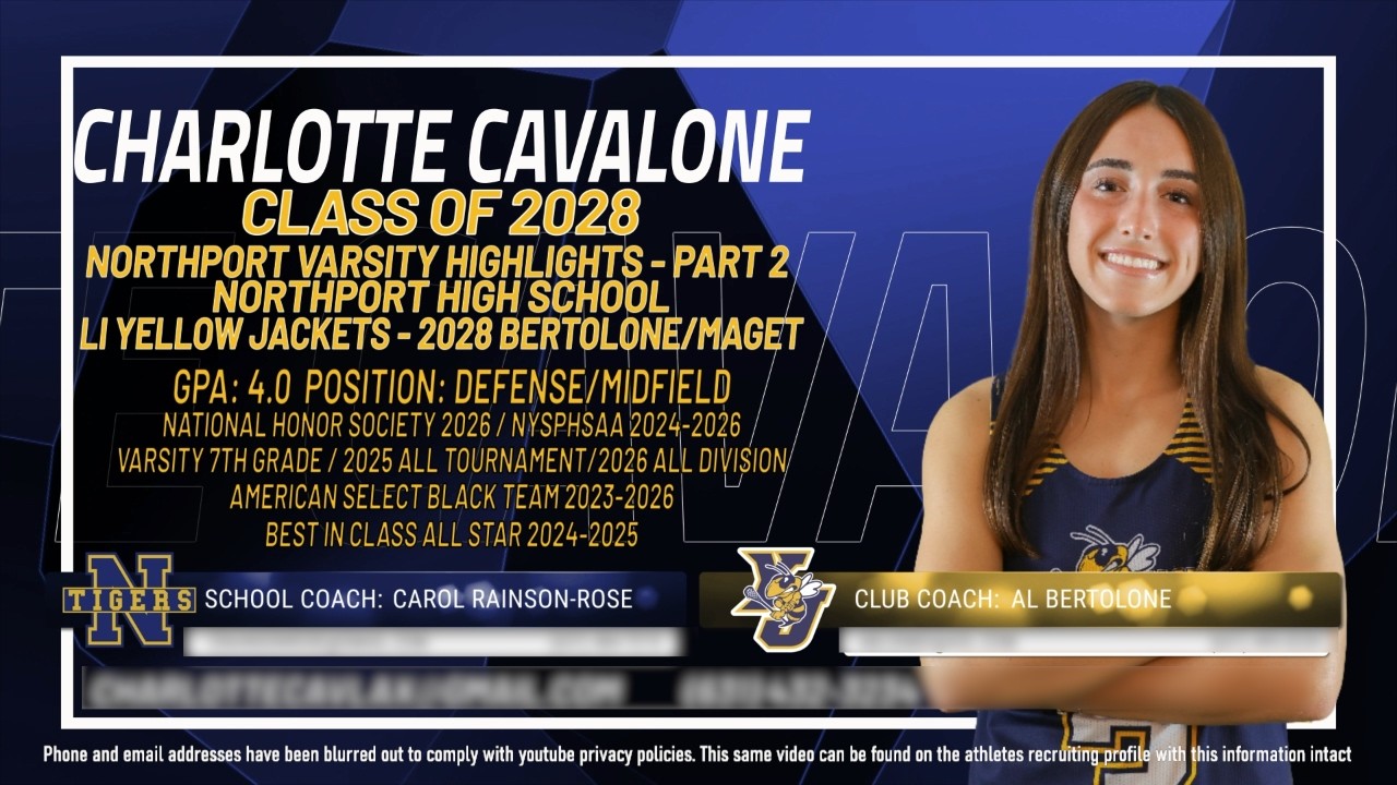 Charlotte Cavalone - 2026 Varsity Lacrosse Highlights - Part 2